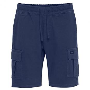 Cargoshorts BLEND BHSweatshorts Herren M US-Größen Marineblaus Unifarben 100% Baumwolle Regular Fit Cargo Shorts mit Taschen