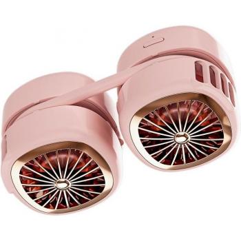 Ventilador de Cuello USB Tipo C XX9A, Portátil y Fácil de Llevar para el Verano