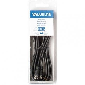 Black F-Connector Cable 3m