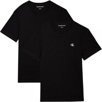 Calvin Klein Jeans 2er-Set T-Shirts J30J320199 Schwarz Regular Fit XS Herren