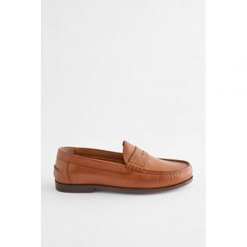 Next Penny Loafer: Weite Passform, 1‑teilig, Leder