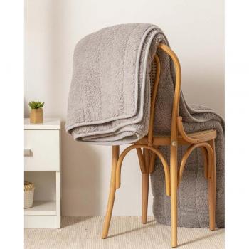 Manta Karamelo Gris Mouton 130x160 cm