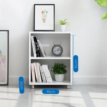 Solid Wood Particulate Board Bookshelf