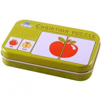 Baby Fruit Animal Learning Puzzle Cards