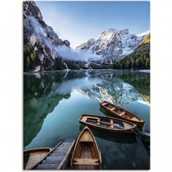 Outdoor Wandbild Pragser Wildsee