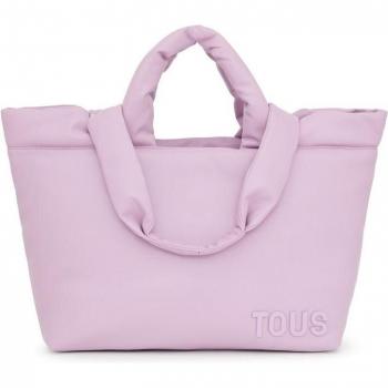 Bolso de hombro Tous Carol grande en lila