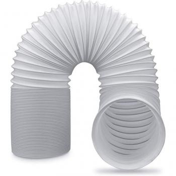 Tuyau d'échappement pour climatiseur, flexible, 5 pouces de diamètre, 59 pouces de long, direction antihoraire
