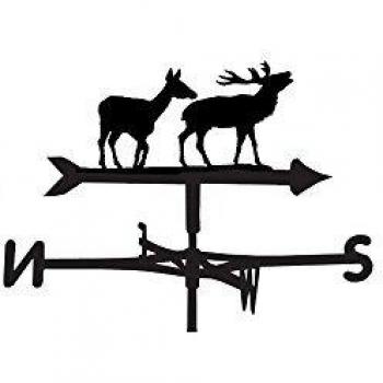 Weathervane Duo with Deer Motif