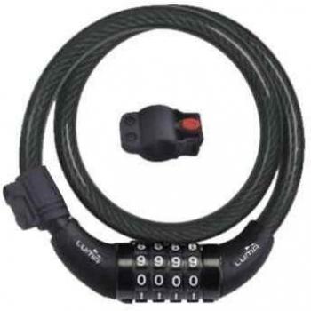 Candado de seguridad Luma Enduro Match cable Ø8mm x 80 cm con soporte