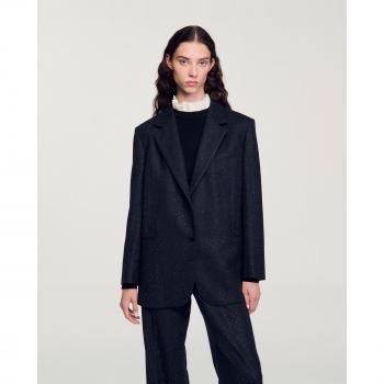Sandro Blazer Chic Espiga