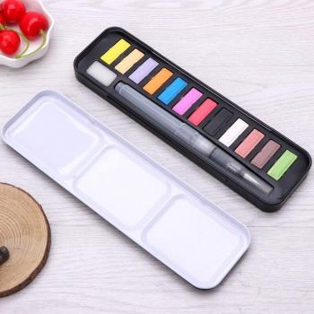 Aquarell Malen Set mit festen Pinseln