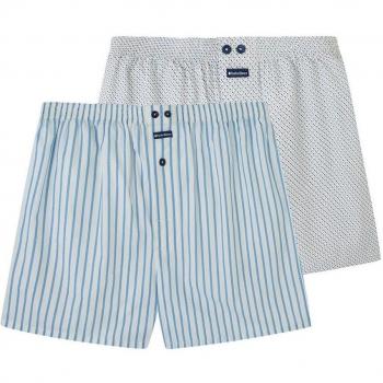 Pack de 2 bóxers de hombre de tela en color blanco