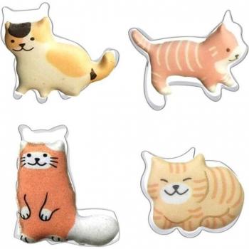 3D Cat Shape Pastry Cutters
