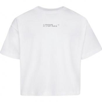 Camiseta blanca Jordan PSG para Niña