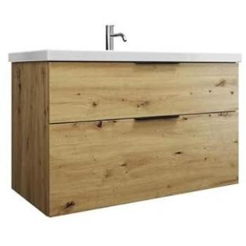 Burgbad Eqio Keramik-Waschtisch und Unterschrank, 103 cm, G0200
