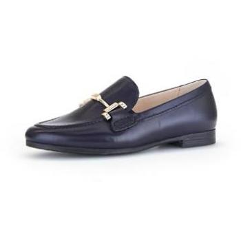 Gabor Mocassins en cuir bleu 37,5