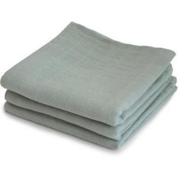 Sauge, 3 Langes – Mousseline, Coton Bio, 58x59 cm