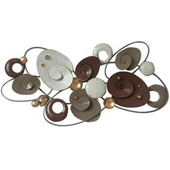 Estructura Planetaria de Acero Decorativa 120×6×58 cm