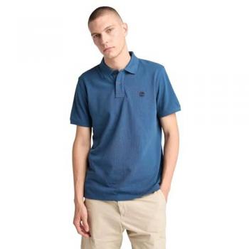 Timberland Men's Dark Denim Millers River Polo