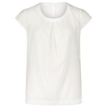 Betty & Co Kurzarm‑Bluse – Rohweiß – Obermaterial Viskose/Polyester