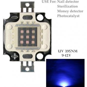 Module LED RGB 10W en cuivre, 9-12V, pour projecteur, couleurs rose, rouge, vert, bleu