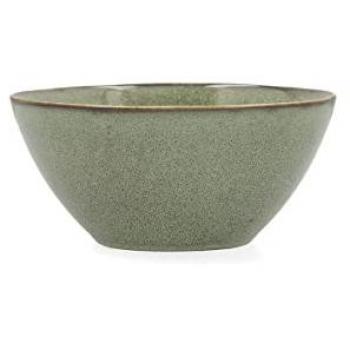 Schale Ikonic Bidasoa aus Keramik in Grün (15,8 x 15 x 7 cm) (6er Set)
