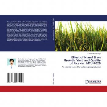 Effect of N and Si on Growth Yield and Quality of Rice var. MTU-7029