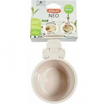 Cubo alimentador Neo Zolux beige para conejos