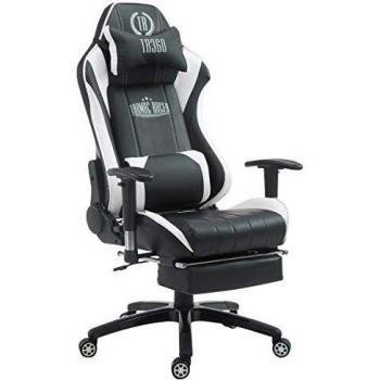 Bureau Shift XL – Chaise gaming noire à repose‑pied