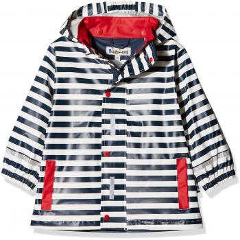 Abrigo Impermeable Playshoes Azul Marino/Blanco para Niños Talla 140