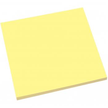 Sigel Statik-Notizen, gelb, 10x10 cm, 100 Blatt, ohne Klebstoff-Rückstände