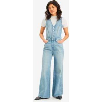 Tuta Levi's Indigo Medium Wide Leg Worn In 27
