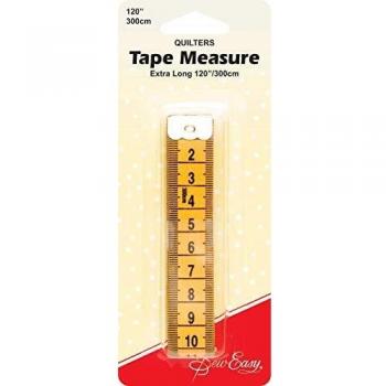 Sew Easy 300 cm Quilters Tape – Metric/Imperial