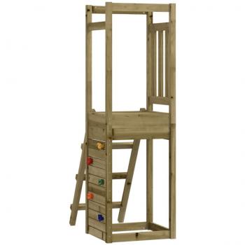 Espaço de Brincar Externo em Pinho 53x46,5x169 cm