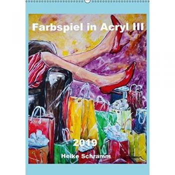 Farbspiel in Acryl III 2019 Heike Schramm