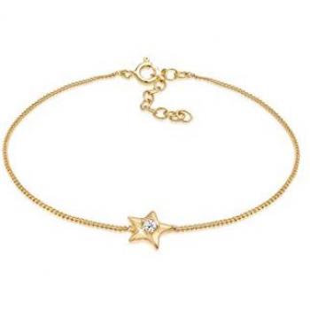 Bracciale in Argento 925 con Stella e Cristallo per Donna