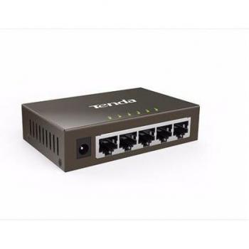 Dispositivo de Conexión Ethernet Tenda TEG1005D 5P Gris