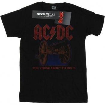 T-shirt Donna AC/DC For Those About To Rock in Cotone