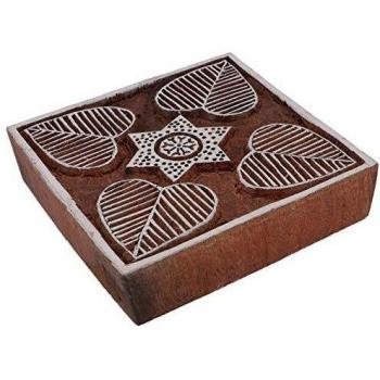 Indischer Textilstempel Mandala 4