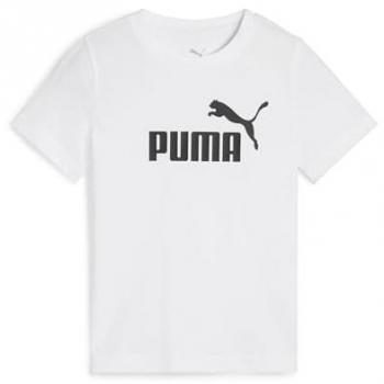 PUMA Jungen‑T-Shirt “ESS No. 1” – 100% Baumwolle, Gr. 98 – weiß