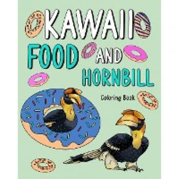 Drinking Hornbill Coloring Book