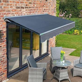 Dark Grey Solar Pavilion 2.5 × 2 m