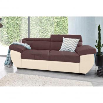 COTTA Komfortgarnitur Speedway, 2-Sitzer Sofa mit Hocker