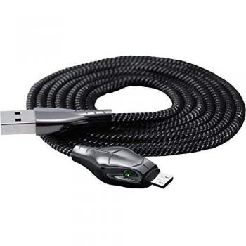 Chargeur Ultra Fast 1 m Micro USB – Cobra, 3 A, Noir