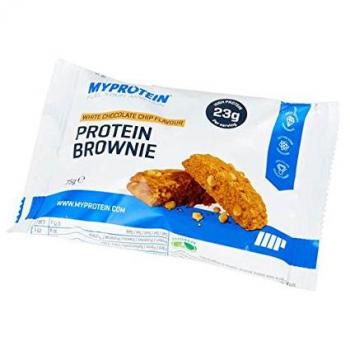 White Chocolate Chip Protein Brownie
