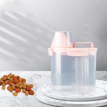 Barril Grande de Alimentos para Perros y Gatos