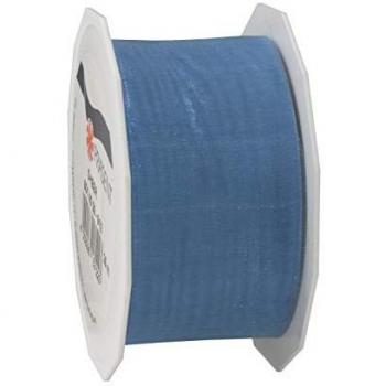 Hellblaues Organza 40 mm x 25 m 3 Stück