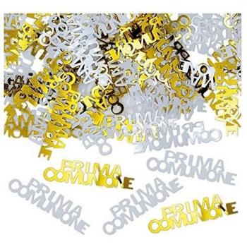 Coriandoli Eleganti per Prima Comunione – Colore Oro & Bianco
