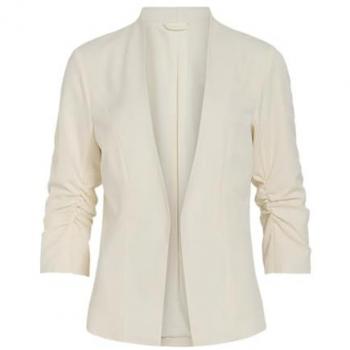 VILA Blazer Elegante Beige Chiaro