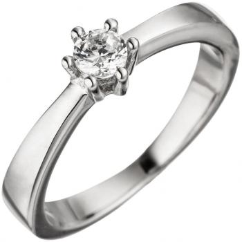 Jobo Zirkonia Ring für Damen – 925 Silver – 54